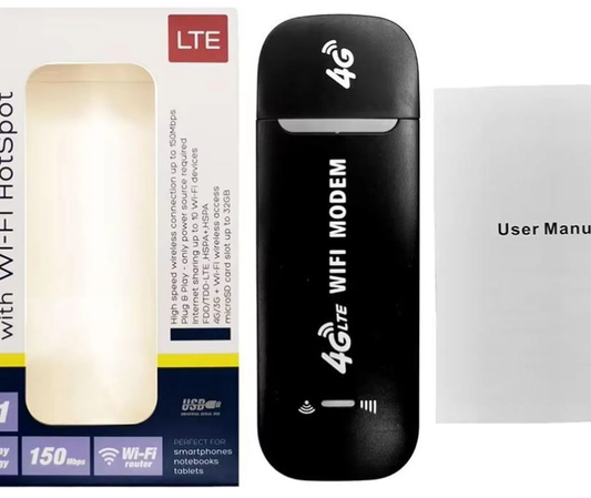 4G LTE WLAN USB Router Mobiles WIFI Hotspot Modem Auto Stick SIM Portabel mobiles Internet - EDV-Outlet