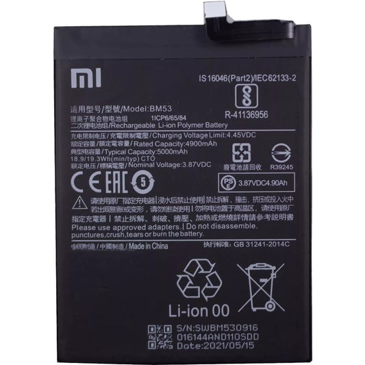 Original Xiaomi Batterie BM53 5000 mAh für Mi 10T und Mi 10T Pro 46020000355Z - EDV-Outlet