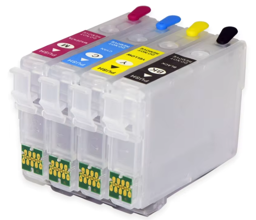 EPSON 604XL Nachfüllbare Tinten Patrone 4er Set mit ARC-Chip - EDV-Outlet