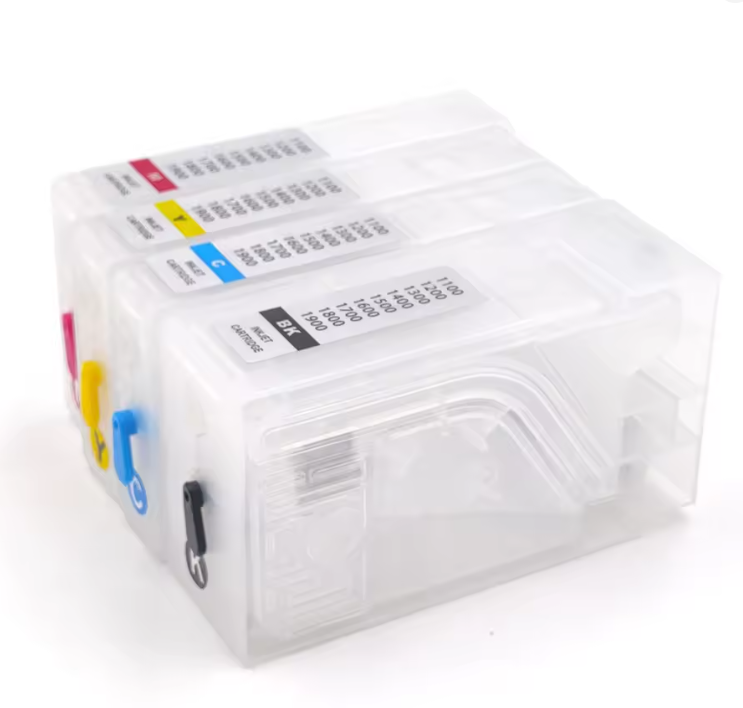 CANON PGI-1500 XL Nachfüllbare Tinten Patrone 4er Set mit Chip kompatibel mit Maxify MB2050, MB2150, MB2350, MB2750 - EDV-Outlet