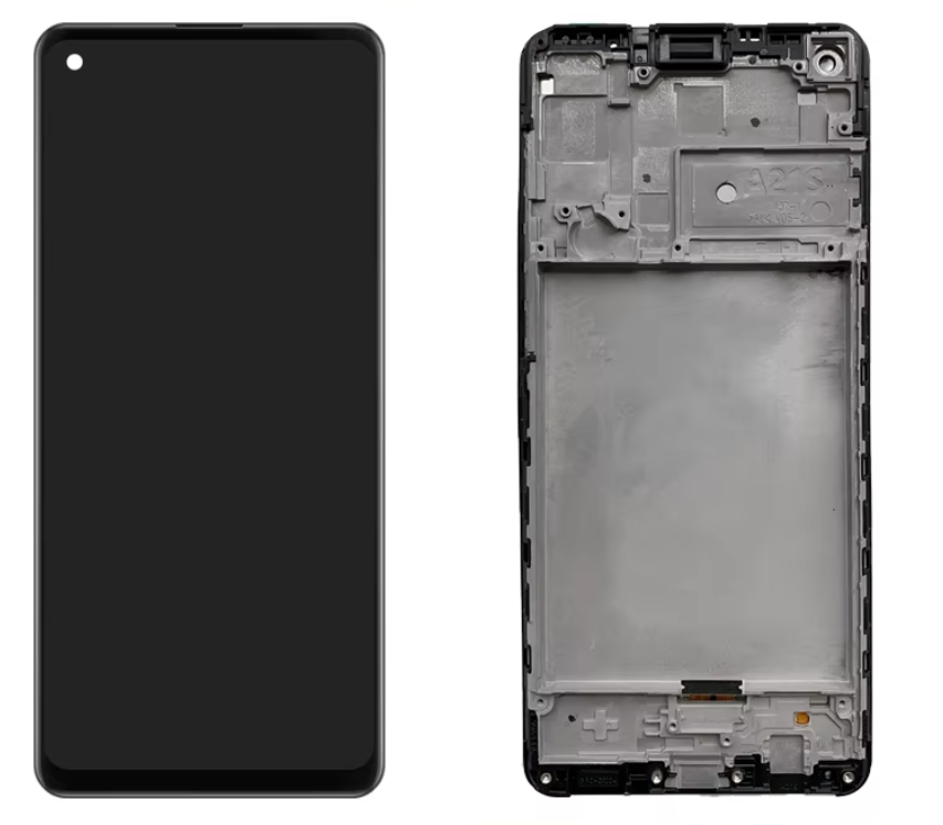 Samsung Galaxy A21s LCD Display mit Rahmen GH82-22988A - EDV-Outlet