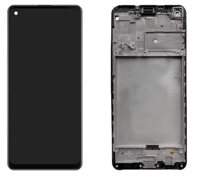 Samsung Galaxy A21s LCD Display mit Rahmen GH82-22988A - EDV-Outlet