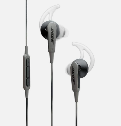 Bose SoundSport Schwarz In-Ear Kopfhörer mit 3,5mm Klinke – Sport & Fitness Kabel-Ohrhörer - EDV-Outlet