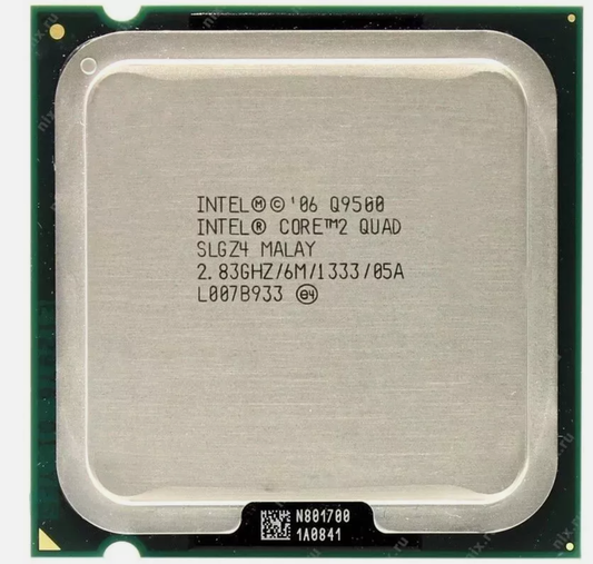 Intel Core 2 Quad Q9500 LGA775 CPU Processor 2.83GHz 6MB 1333Mhz Quad Core - EDV-Outlet