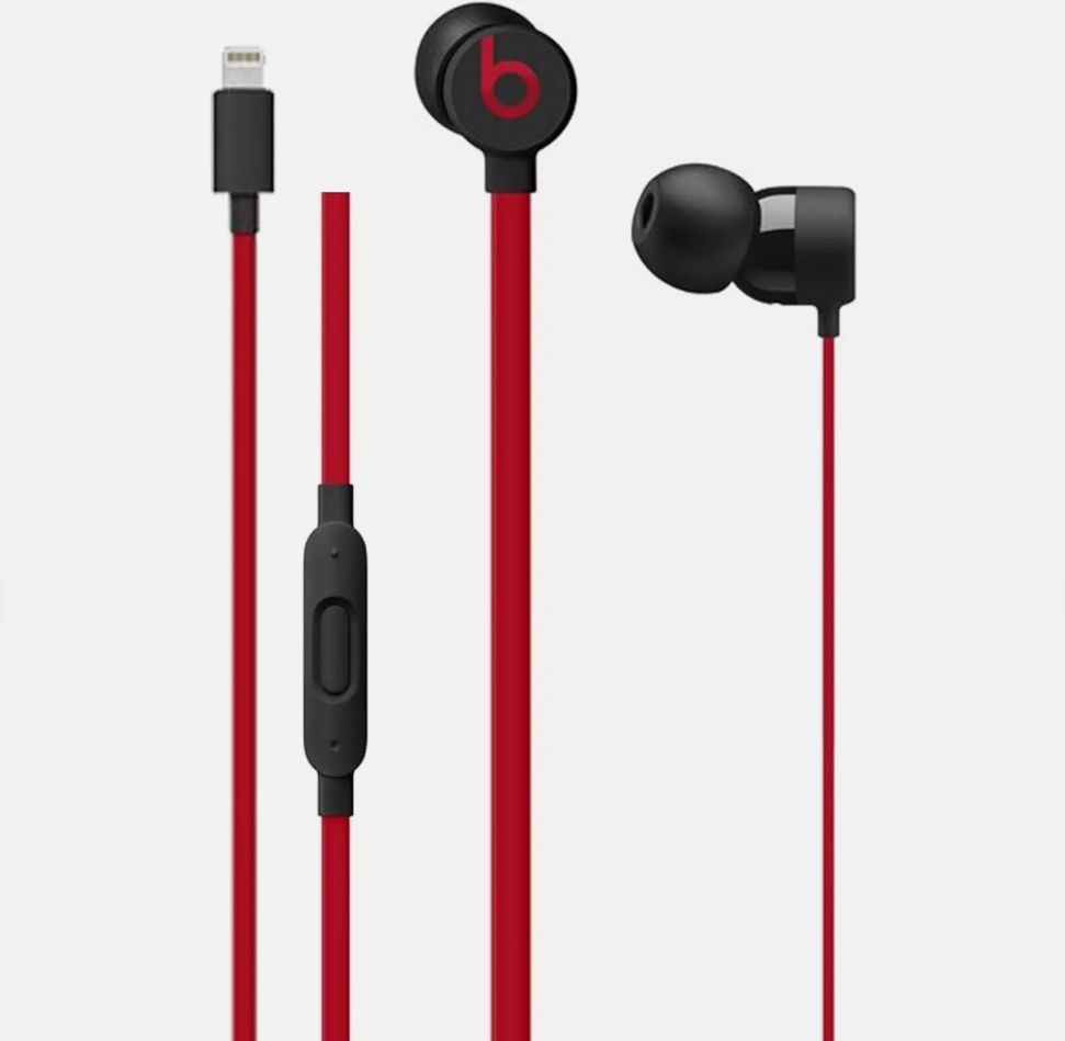 Apple Beats by Dr. Dre urBeats3 In-Ear Kopfhörer Kabelgebundene Ohrhörer Lightning Rot - EDV-Outlet