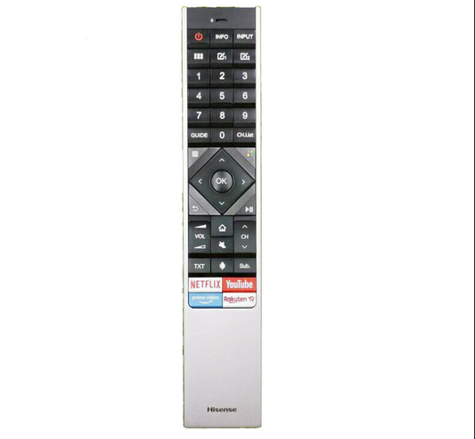 Original Hisense ERF6A62 Fernbedienung – Smart-TV Remote mit Netflix-Taste – kompatibel mit H55O8B / H65U8B – Plug & Play - EDV-Outlet
