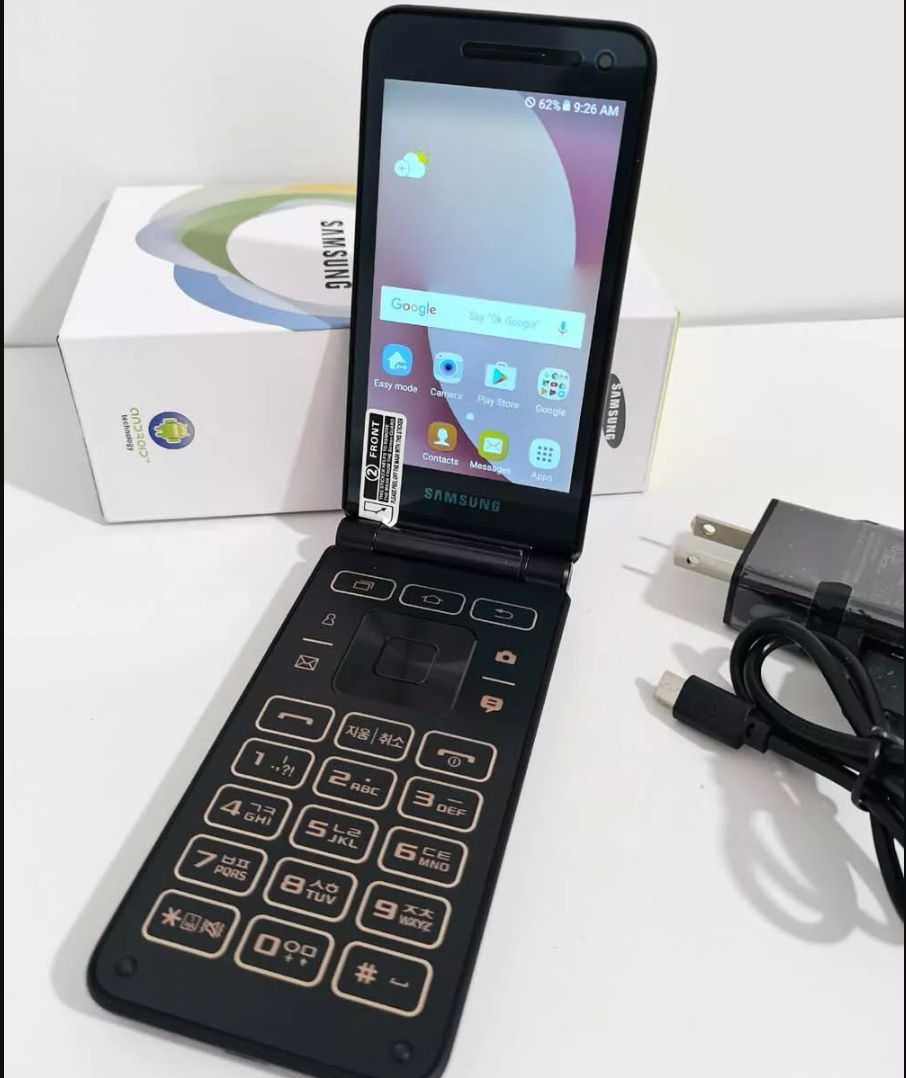 Samsung Galaxy Folder 2 (SM-G1650) – 2 GB RAM 16 GB Speicher – Virales Android Klapphandy - EDV-Outlet