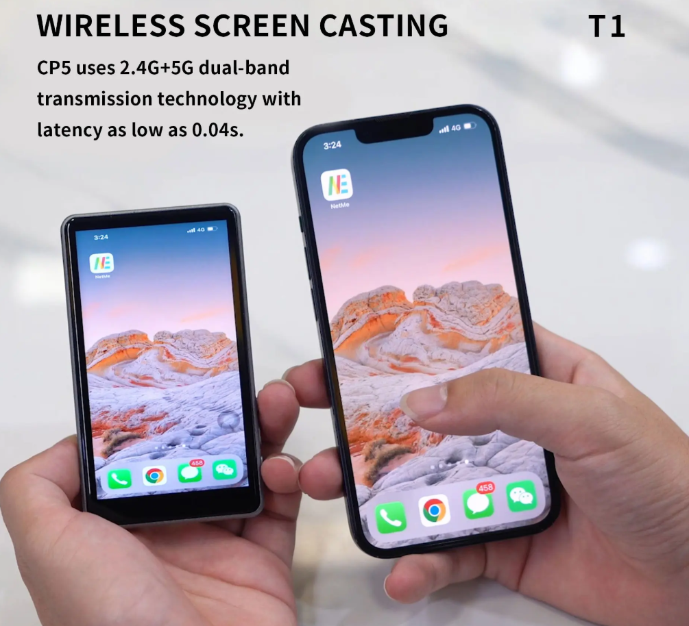 Magnetischer Handy Selfie-Monitor – Smartphone Rückkamera-Screen für Selfies, Vlogs & Livestream