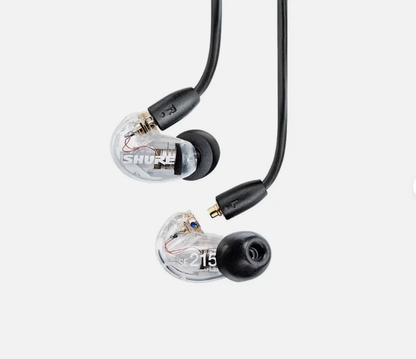 Shure SE215 Clear Transparent – Professionelle In-Ear Kopfhörer mit Kabel