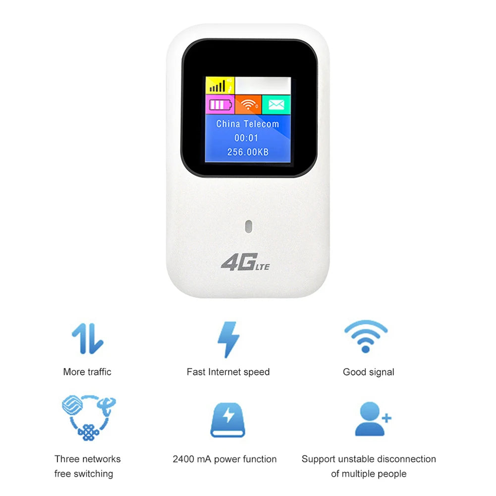 Strong 4GMIFI150CD Mobiler 4G Hotspot Mi-Fi WLAN Modem Router mit Akku und Display - EDV-Outlet