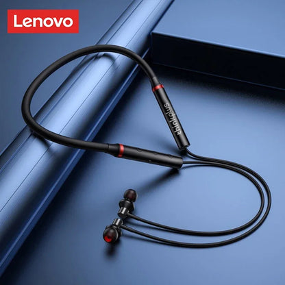 Lenovo HE05X II Bluetooth In-Ear Sport Kopfhörer mit Nackenband Schwarz - EDV-Outlet