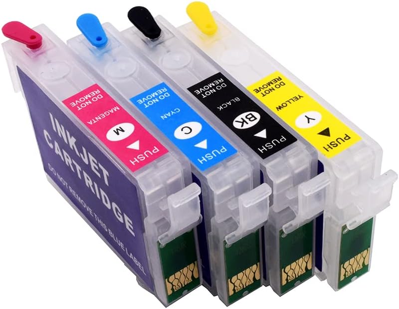 EPSON 29XL Nachfüllbare Tinten Patronen 4er Set BK Y C M T2991-T2994 - EDV-Outlet