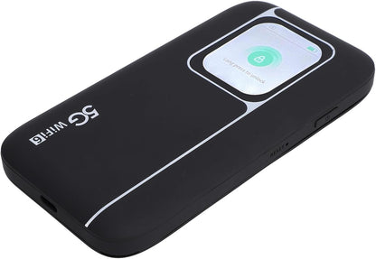 Mobiler 5G WLAN-Router mit Akku (7100 mAh) – WiFi 6 Hotspot bis 2,7 Gbit/s | Tragbarer 4G/5G LTE Router mit Touchscreen & IP67 - EDV-Outlet