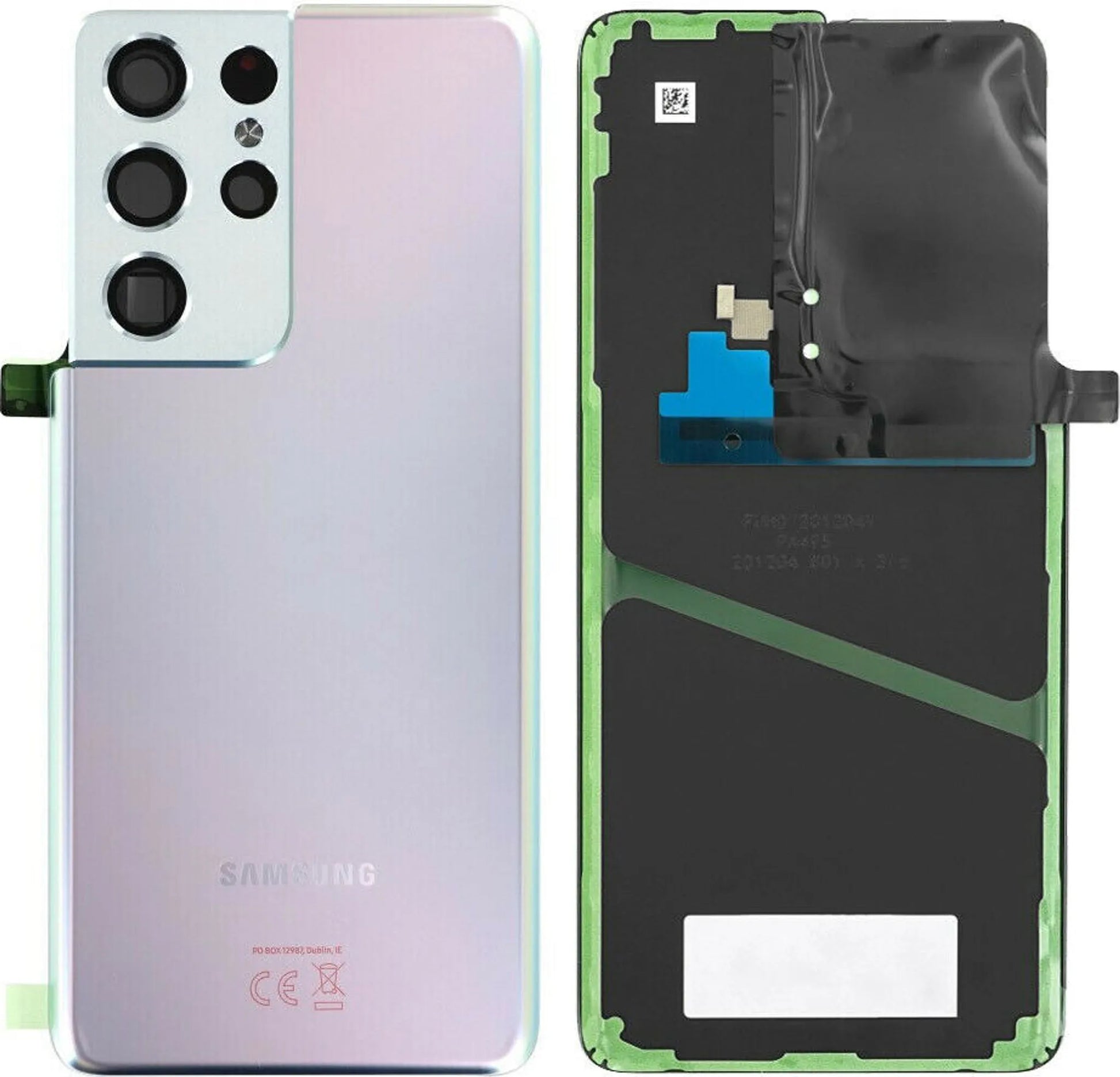 Samsung Galaxy S21 Ultra SM-G998B Akkudeckel GH82-24499B Backcover Phantom Silber - EDV-Outlet