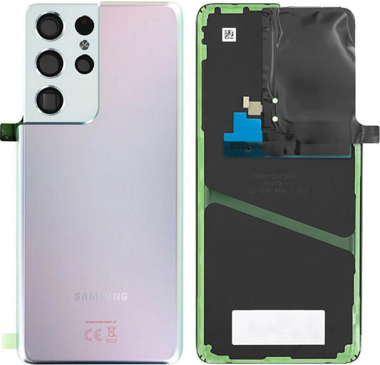 Samsung Galaxy S21 Ultra SM-G998B Akkudeckel GH82-24499B Backcover Phantom Silber - EDV-Outlet