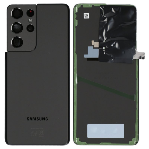 Original Samsung Galaxy S21 Ultra SM-G998B Backcover GH82-24499A – Akkudeckel Phantom Schwarz - EDV-Outlet