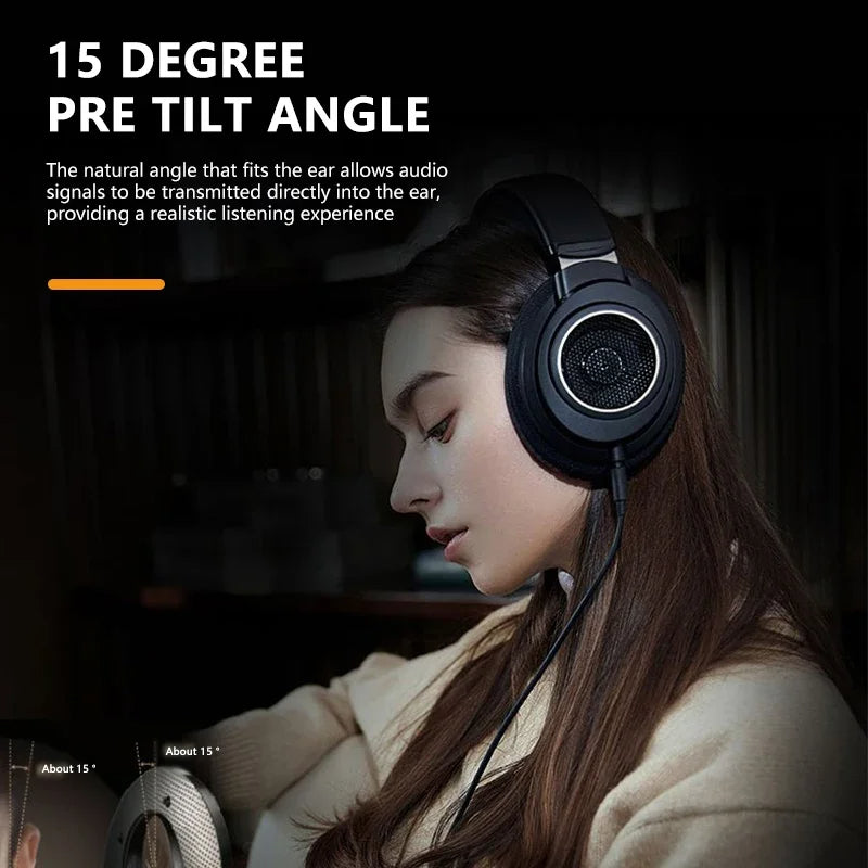 Philips SHP9600 Over-Ear HiFi Stereo Kopfhörer – Offenes Design – Schwarz - EDV-Outlet