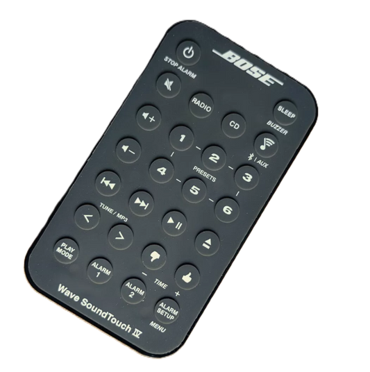 Original Bose Wave SoundTouch IV Fernbedienung Schwarz - EDV-Outlet