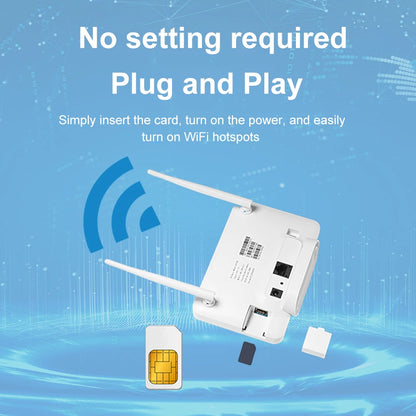 4G LTE CPE Router 300Mbps WLAN 2,4 GHz mit SIM & Externer Antenne - EDV-Outlet