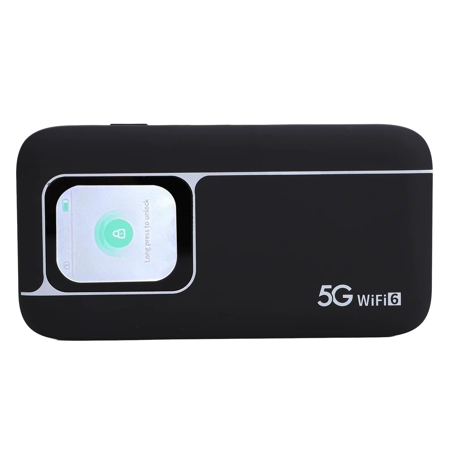 Mobiler 5G WLAN-Router mit Akku (7100 mAh) – WiFi 6 Hotspot bis 2,7 Gbit/s | Tragbarer 4G/5G LTE Router mit Touchscreen & IP67 - EDV-Outlet