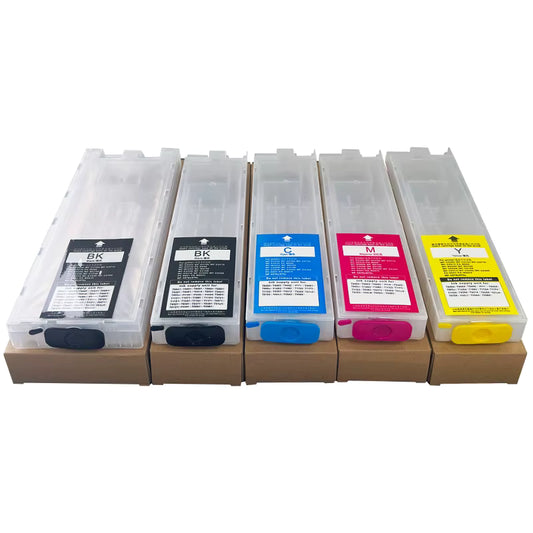 EPSON 948 Nachfüllbare Tintenpatronen T9481-T9484 / T9491-T9494 kompatibel mit Epson WF-C5290 WF-C5790 – 1 Set (BK 600 ml + CMY 320 ml) - EDV-Outlet