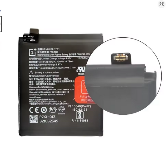 Original OnePlus BLP761 4320 mAh Ersatzakku für OnePlus 8 1031100014 9561054 - EDV-Outlet
