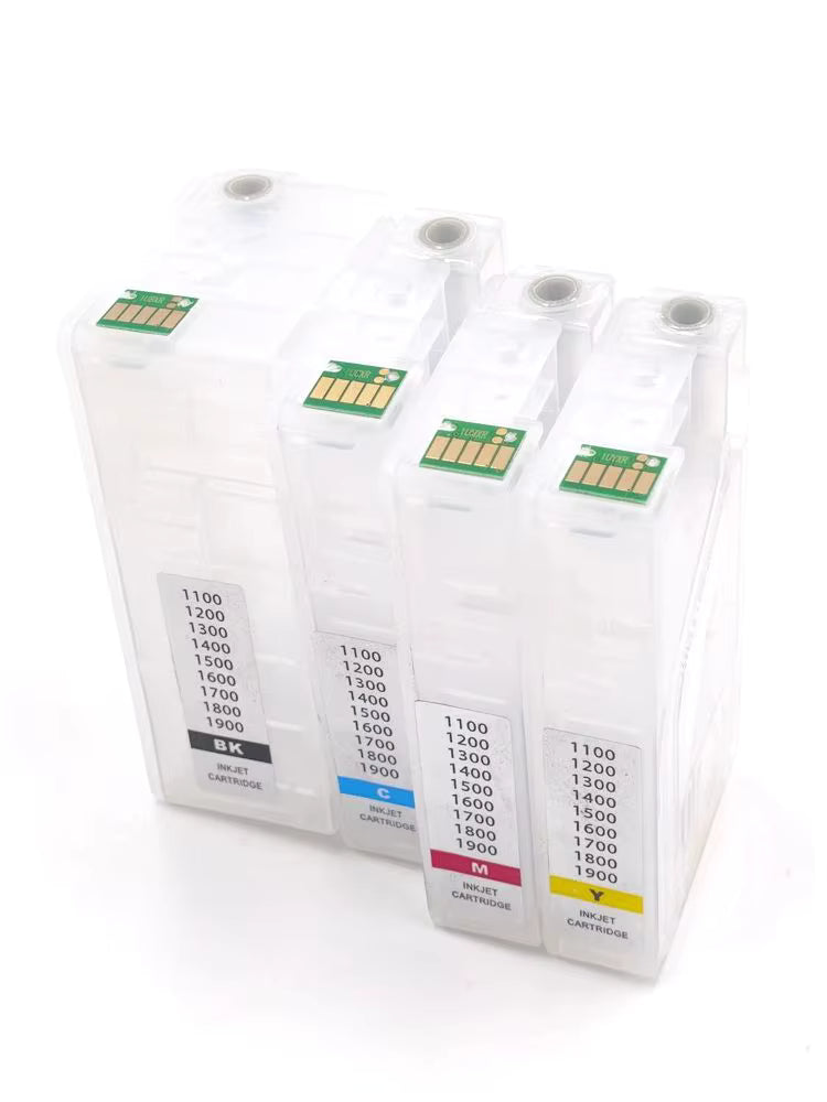 CANON PGI-1500 XL Nachfüllbare Tinten Patrone 4er Set mit Chip kompatibel mit Maxify MB2050, MB2150, MB2350, MB2750 - EDV-Outlet