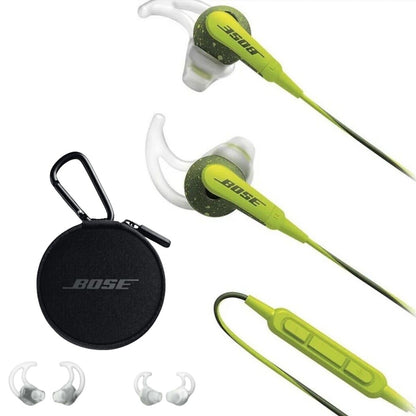 Bose SoundSport Grün In-Ear Kopfhörer mit 3,5mm Klinke – Sport & Fitness Kabel-Ohrhörer - EDV-Outlet