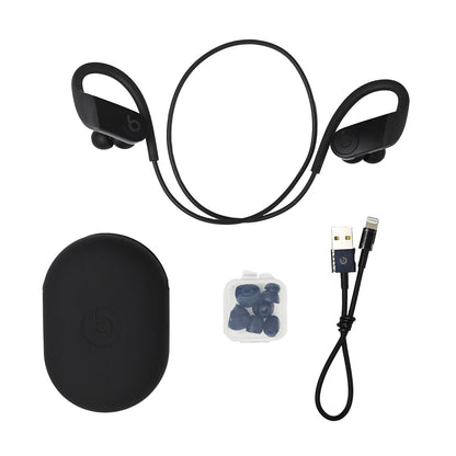 Beats by Dre Powerbeats 4 Wireless Bluetooth In-Ear Kopfhörer – Schwarz - EDV-Outlet