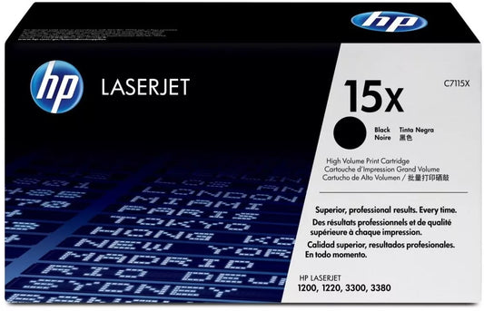 HP Toner 15X (C7115X) Schwarz für LaserJet 3330 3380 - EDV-Outlet