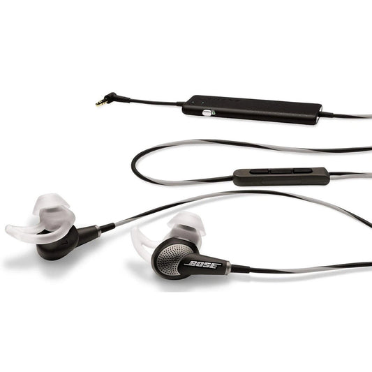 Bose QuietComfort QC20i – In-Ear Kopfhörer mit Active Noise Cancelling (ANC) – Grau – 3,5mm Klinke - EDV-Outlet