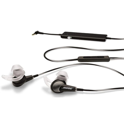 Bose QuietComfort QC20i – In-Ear Kopfhörer mit Active Noise Cancelling (ANC) – Grau – 3,5mm Klinke - EDV-Outlet