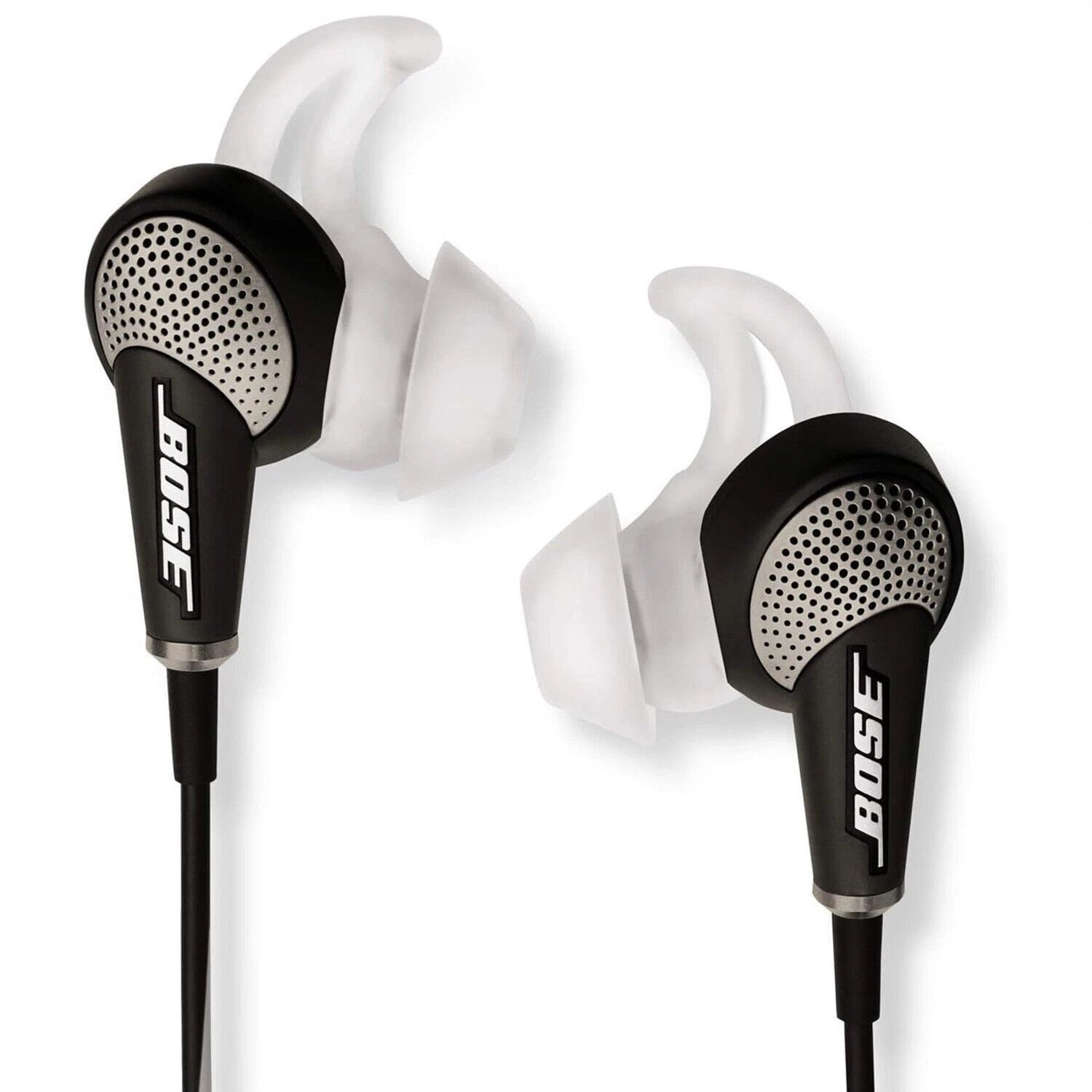 Bose QuietComfort QC20i – In-Ear Kopfhörer mit Active Noise Cancelling (ANC) – Grau – 3,5mm Klinke - EDV-Outlet