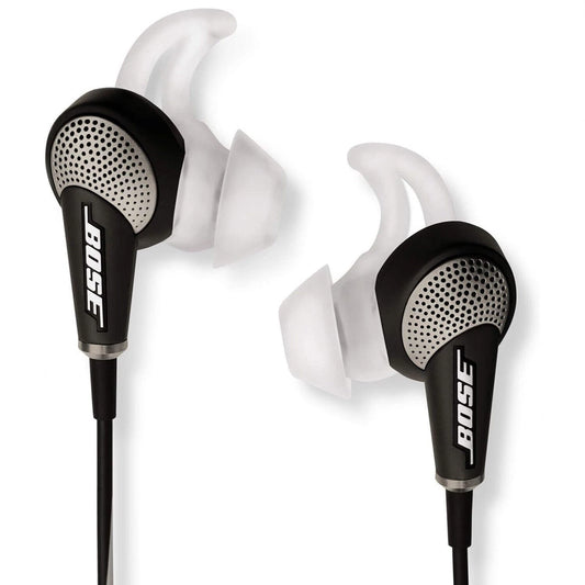 Bose QuietComfort QC20i – In-Ear Kopfhörer mit Active Noise Cancelling (ANC) – Grau – 3,5mm Klinke - EDV-Outlet