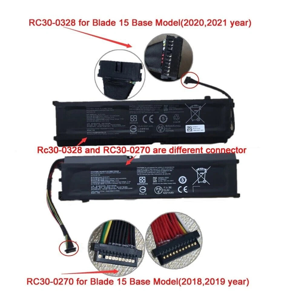 Original Razer Blade 15 Akku RC30-0328 RZ09-0330x RZ09-0328 - EDV-Outlet