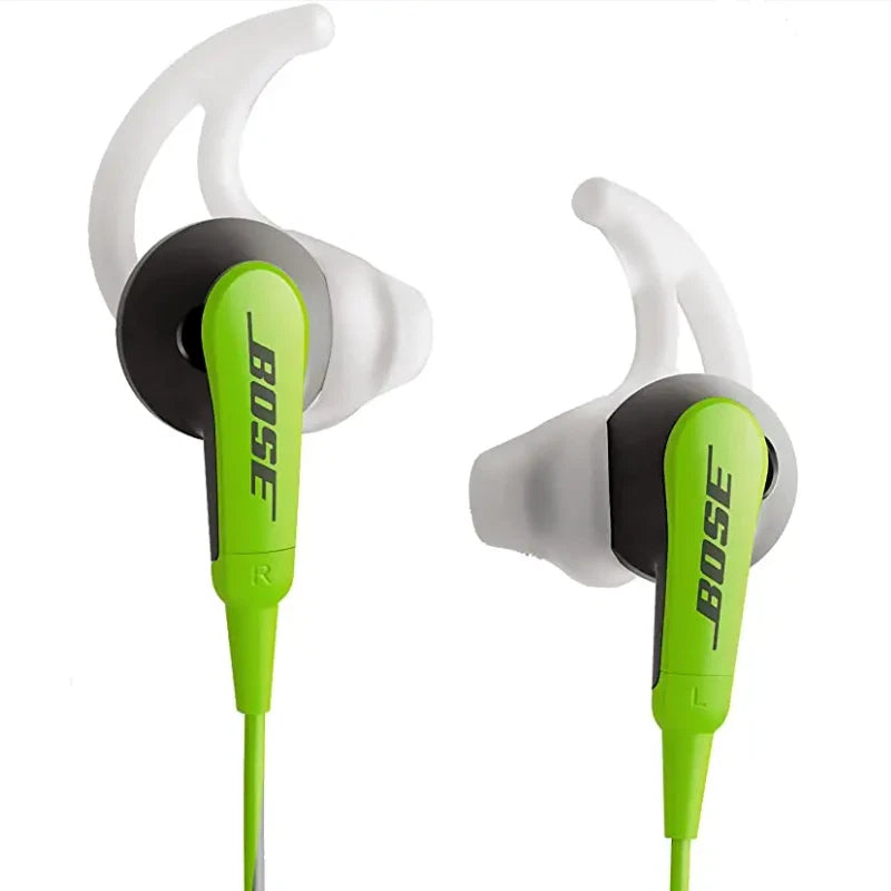 Bose SoundSport Grün In-Ear Kopfhörer mit 3,5mm Klinke – Sport & Fitness Kabel-Ohrhörer - EDV-Outlet