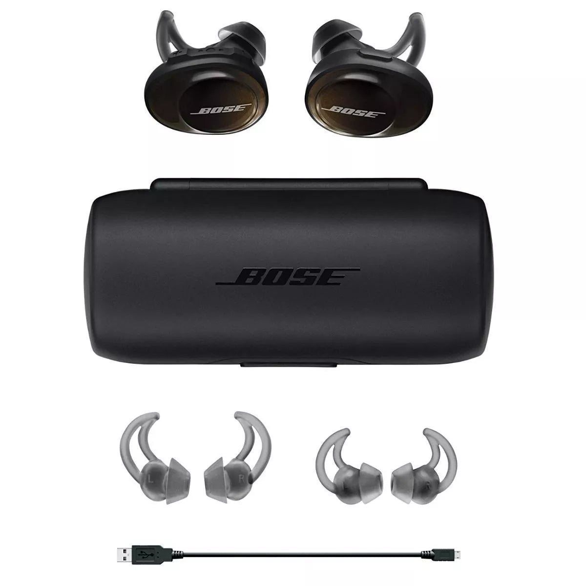Bose SoundSport Free Wireless Sport Kopfhörer – Bluetooth – Schwarz - EDV-Outlet